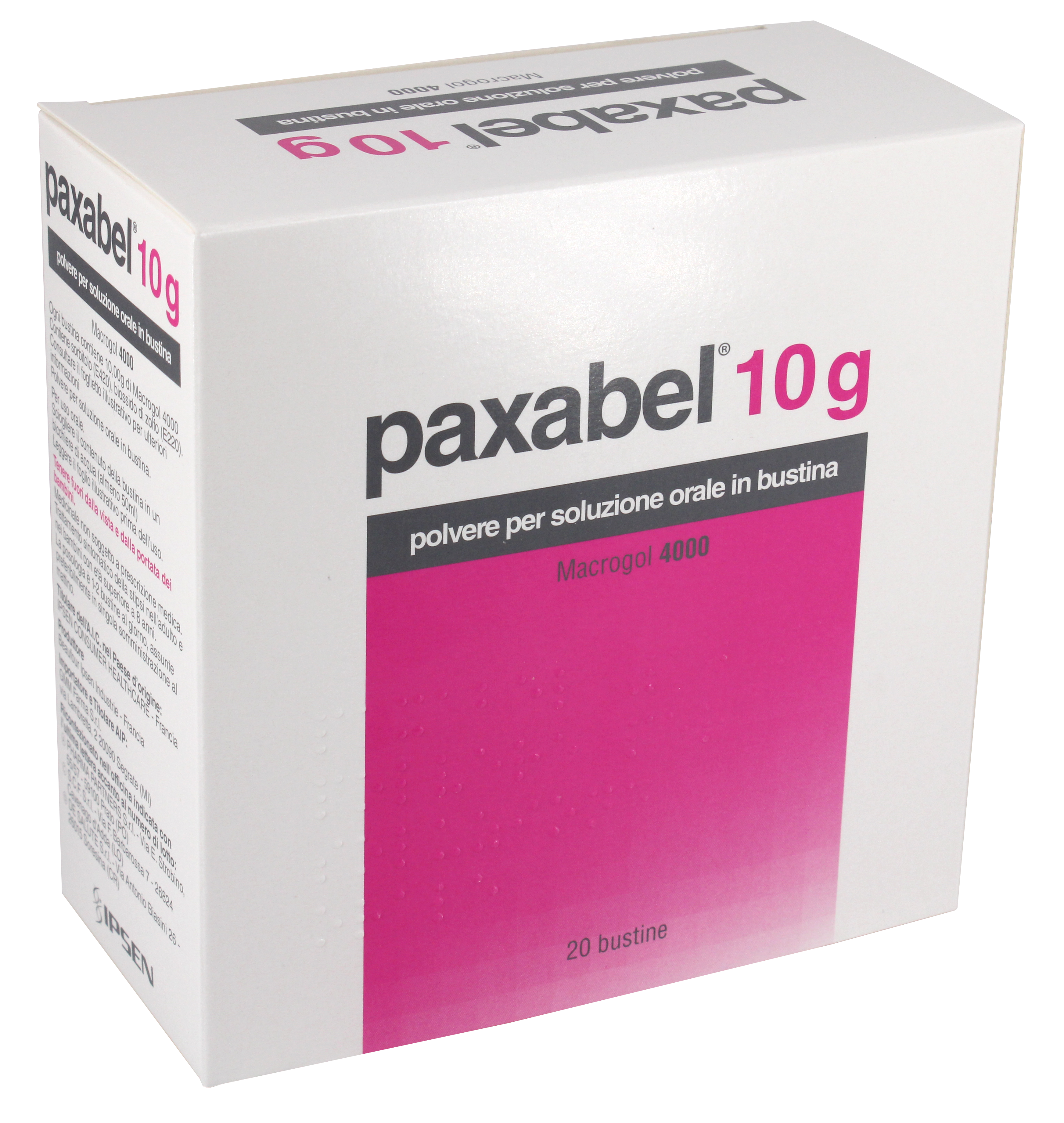 PAXABEL*OS POLV 20BUST 10G - Farmacia Nuova Dr.ssa Gabriella Catellani