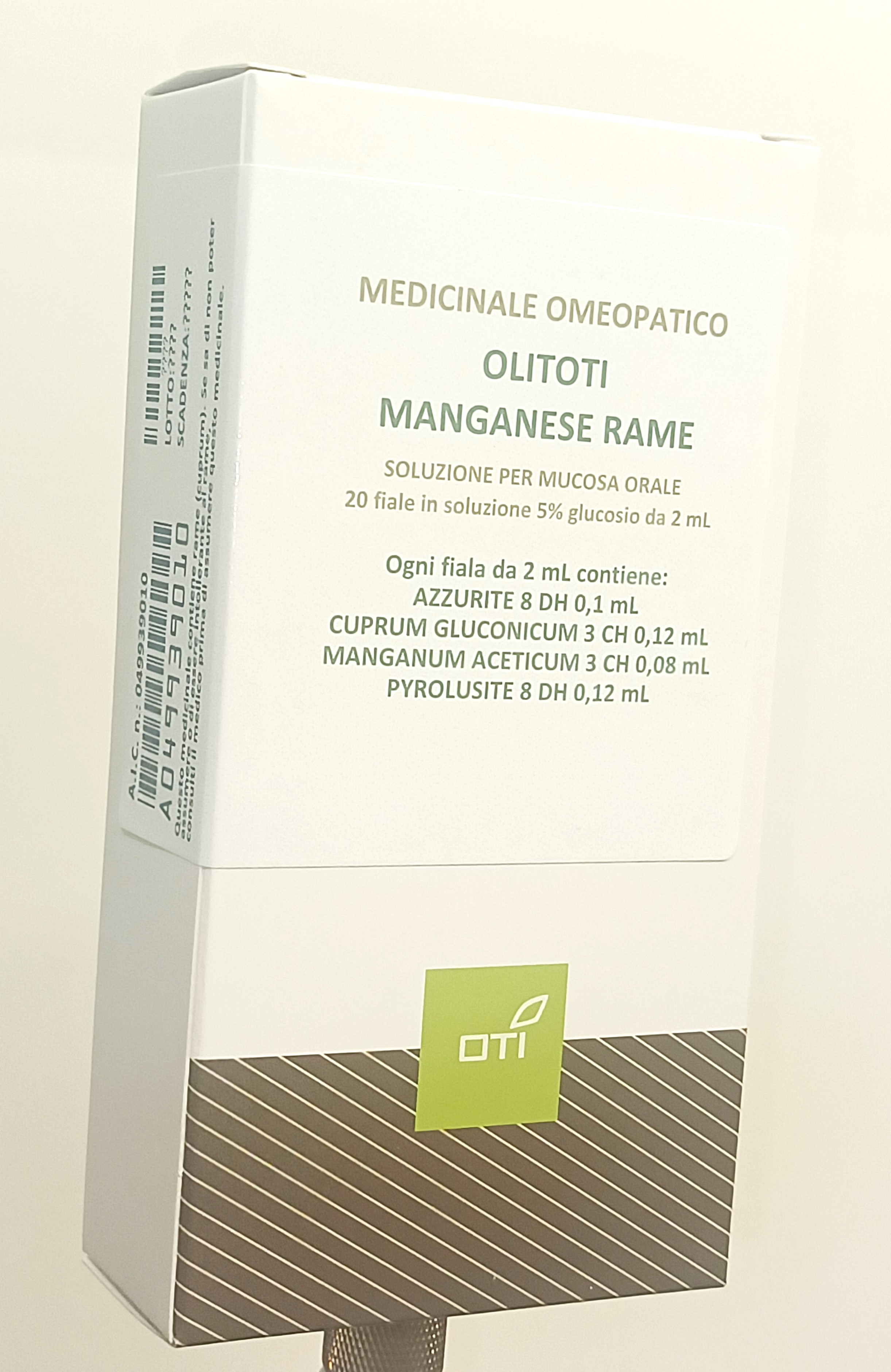 OLITOTI MANGANESE RAME*OS 20F - Farmacia Nuova Dr.ssa Gabriella Catellani