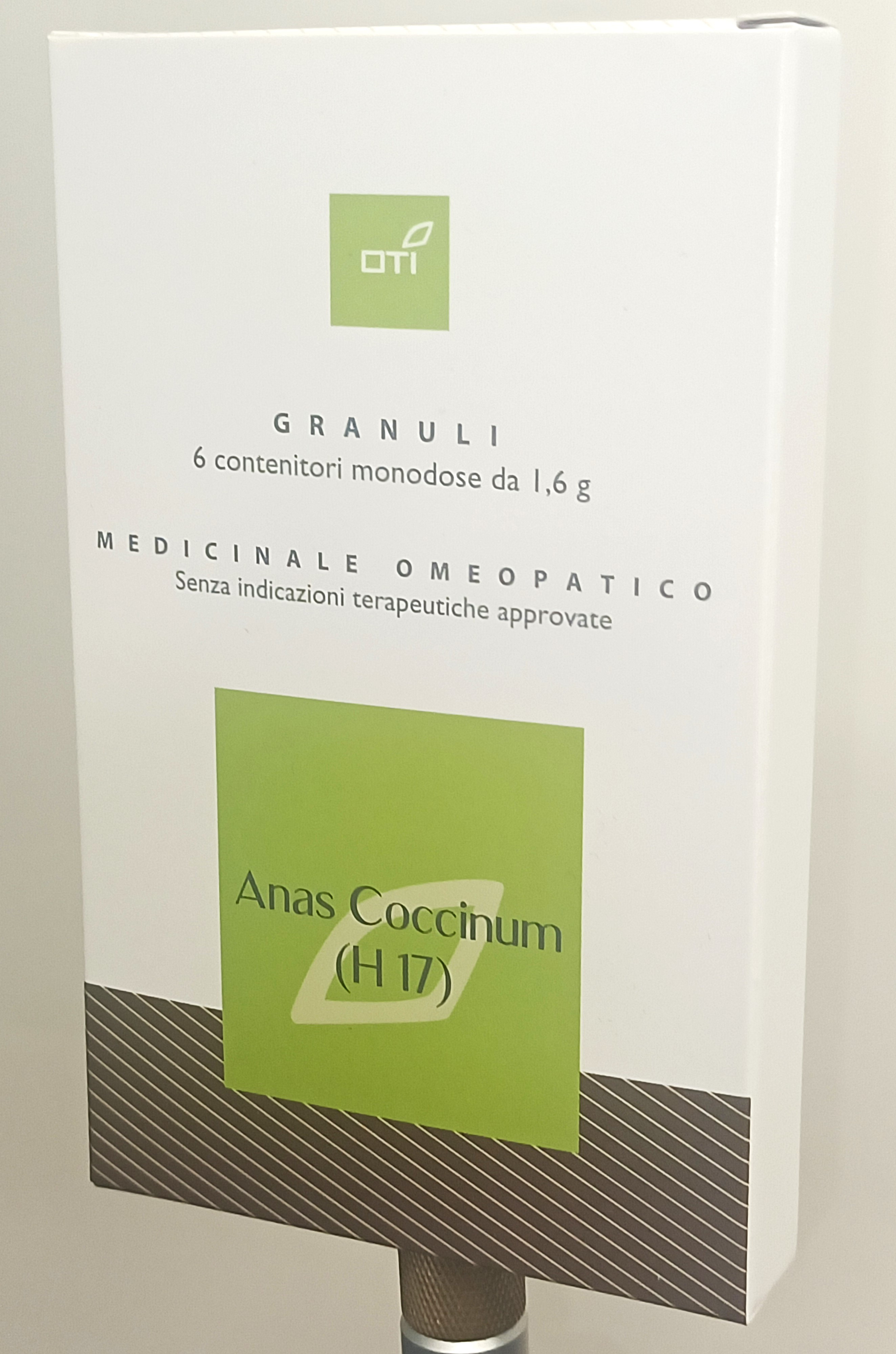 ANAS COCCINUM H17*6 MONOD 1,6G - Farmacia Nuova Dr.ssa Gabriella Catellani
