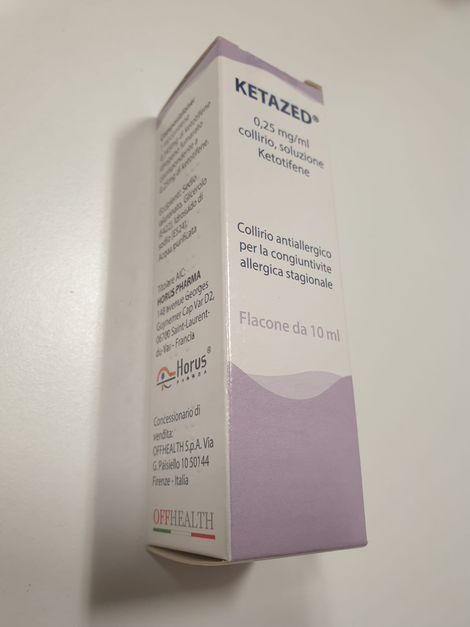 KETAZED*COLL 1FL 10ML0,25MG/ML - Farmacia Nuova Dr.ssa Gabriella Catellani