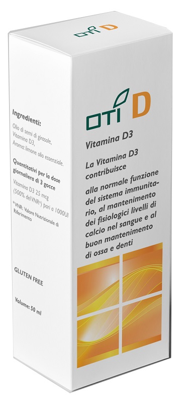 OTI D VITAMINA D3 GOCCE 50ML - Farmacia Nuova Dr.ssa Gabriella Catellani