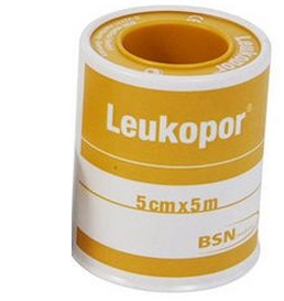 CEROTTO IN ROCCHETTO LEUKOPOR IPOALLERGENICO TESSUTO NON TESSUTO BIANCO 5X500 CM - Farmacia Nuova Dr.ssa Gabriella Catellani