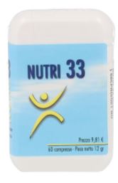 NUTRI 33 60 COMPRESSE - Farmacia Nuova Dr.ssa Gabriella Catellani