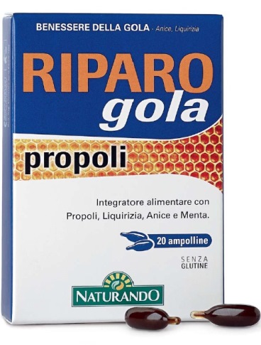 RIPARO GOLA PROPOLI 20 AMPOLLE BEVIBILI - Farmacia Nuova Dr.ssa Gabriella Catellani