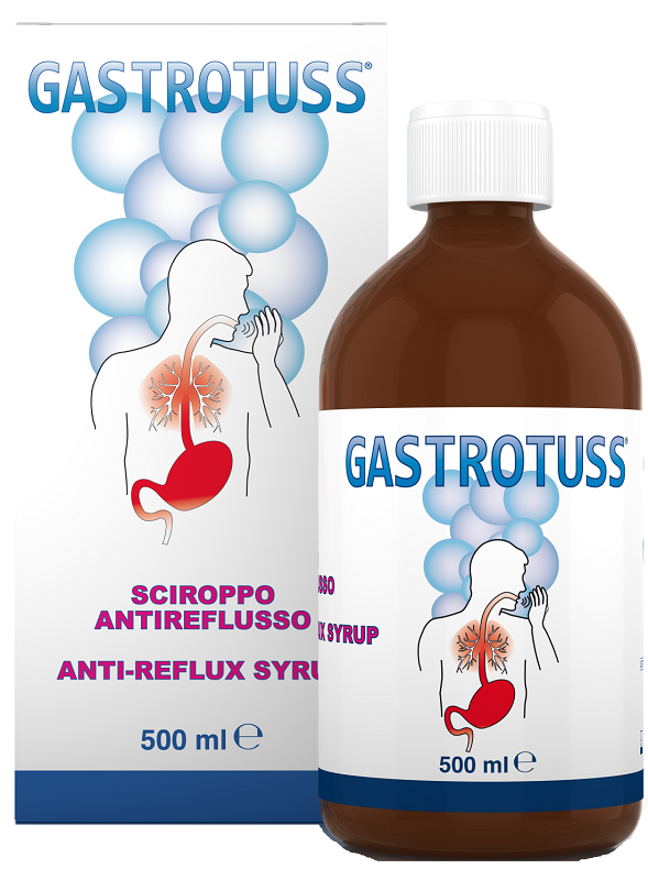 SCIROPPO ANTIREFLUSSO GASTROTUSS 500 ML - Farmacia Nuova Dr.ssa Gabriella Catellani