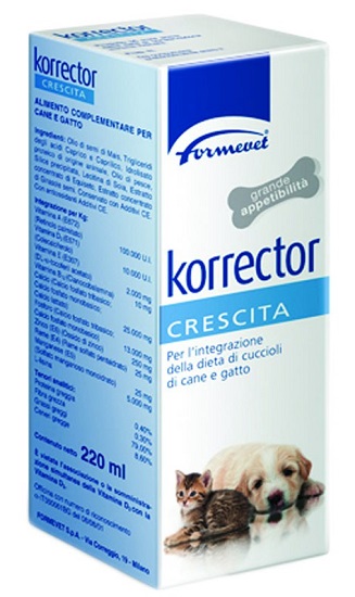 KORRECTOR CRESCITA FLACONE 220 ML - Farmacia Nuova Dr.ssa Gabriella Catellani