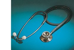 STETOFONENDOSCOPIO PROFESSIONAL CORPO IN ACCIAIO INOX 18/8, ARCHETTO BIAURICOLARE CROMATO CON DOPPIA MOLLA INTERNA - Farmacia Nuova Dr.ssa Gabriella Catellani