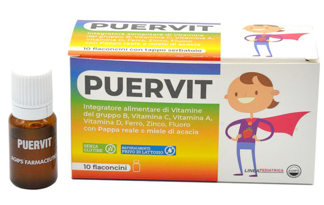 PUERVIT 10 FLACONCINI 10 ML - Farmacia Nuova Dr.ssa Gabriella Catellani
