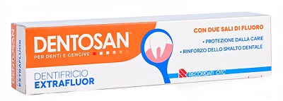 DENTOSAN EXTRAFLUOR DENTIFRICIO 75 ML - Farmacia Nuova Dr.ssa Gabriella Catellani