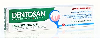 DENTOSAN GEL DENTIFRICIO CLOREXIDINA 0,2% 75 ML - Farmacia Nuova Dr.ssa Gabriella Catellani