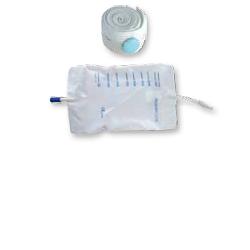 SACCA RACCOGLI URINA DA GAMBA PER INCONTINENZA IN PVC 750 ML TUBO RACCORDO DIRITTO 10 CM+RUBINETTO SCARICO+VALVOLA ANTIREFLUSSO+2 FASCE A BOTTONI 10 PEZZI - Farmacia Nuova Dr.ssa Gabriella Catellani
