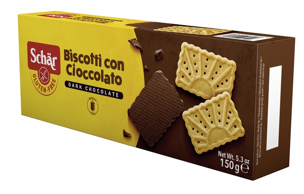 SCHAR BISCOTTO CON CIOCCOLATO DARK CHOCOLATE 150 G - Farmacia Nuova Dr.ssa Gabriella Catellani