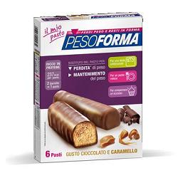 PESOFORMA BARRETTA CIOCCOLATO CARAMELLO 12 X 31 G - Farmacia Nuova Dr.ssa Gabriella Catellani