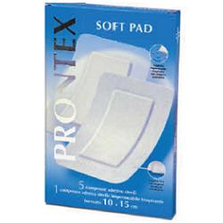 GARZA COMPRESSA PRONTEX SOFT PAD AUTOADESIVA 10X15CM 6 PEZZI - Farmacia Nuova Dr.ssa Gabriella Catellani