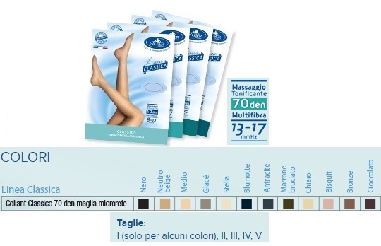 SAUBER COLLANT 70 DENARI MAGLIA MICRORETE GLACE' 3 LINEA CLASSICA - Farmacia Nuova Dr.ssa Gabriella Catellani