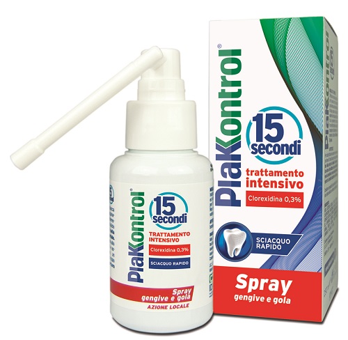 PLAKKONTROL 15 SECONDI COLLUTORIO SPRAY 50 ML - Farmacia Nuova Dr.ssa Gabriella Catellani