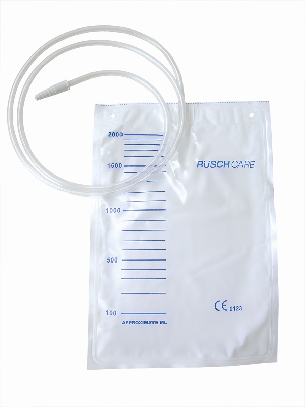 SACCA DI RACCOLTA URINA DA LETTO MONOUSO NON STERILE CAPACITA' 2000 ML CON TUBO DI RACCORDO LUNGHEZZA 90 CM DIAMETRO 5X7 MM VALVOLA DI NON RITORNO 1 GANCIO 30 PEZZI - Farmacia Nuova Dr.ssa Gabriella Catellani