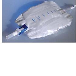 SACCA RACCOGLI URINA DA GAMBA PER INCONTINENZA IN PVC 750 ML TUBO RACCORDO DIRITTO 10 CM+RUBINETTO SCARICO+VALVOLA ANTIREFLUSSO+2 FASCE A BOTTONI 30 PEZZI - Farmacia Nuova Dr.ssa Gabriella Catellani