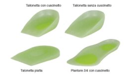 TALLONETTA CON CUSCINETTO PER SCARPE DAL 32 AL 40 REALIZZATA IN SILICONE. CONSIGLIATA PER POSTUMI DI FRATTURE, MICROFRATTURE, MICROTRAUMI DEL PIEDE, TENDINI E STIRAMENTI - Farmacia Nuova Dr.ssa Gabriella Catellani