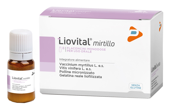 LIOVITAL MIRTILLO 8 FLACONCINI 10 ML - Farmacia Nuova Dr.ssa Gabriella Catellani