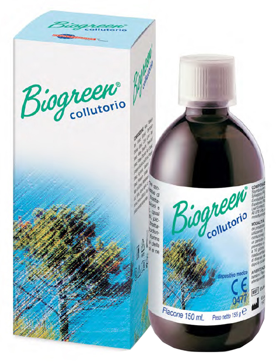 COLLUTORIO BIOGREEN 150 ML - Farmacia Nuova Dr.ssa Gabriella Catellani