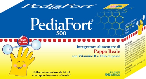 PEDIAFORT 500 10 FLACONI - Farmacia Nuova Dr.ssa Gabriella Catellani