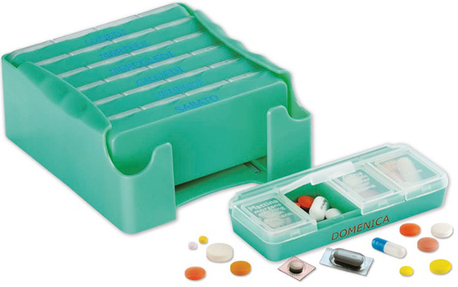 PILLOLIERA PILLOLBOX CONTENITORE 7GIORNI MADE IN ITALY - Farmacia Nuova Dr.ssa Gabriella Catellani