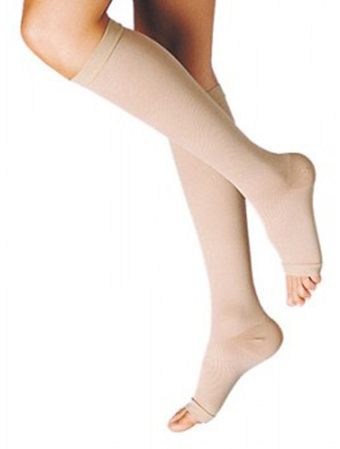 GAMBALETTO TERAPEUTICO DUALSAN A COMPRESSIONE DECRESCENTE KKL2 PUNTA APERTA BEIGE UNISEX 1 1 PAIO - Farmacia Nuova Dr.ssa Gabriella Catellani