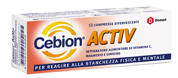 CEBION ACTIV 12 COMPRESSE EFFERVESCENTI - Farmacia Nuova Dr.ssa Gabriella Catellani
