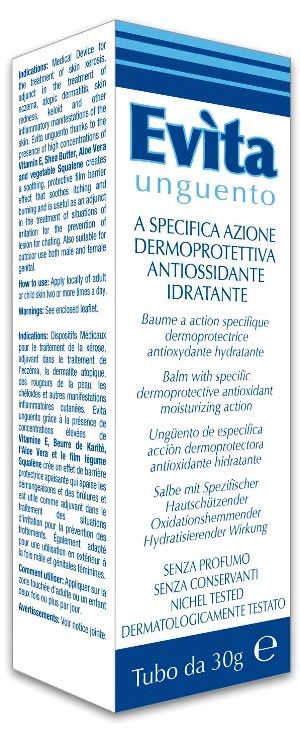 EVITA UNGUENTO A SPECIFICA AZIONE DERMOPROTETTIVA ANTIOSSIDANTE IDRATANTE 30 ML - Farmacia Nuova Dr.ssa Gabriella Catellani