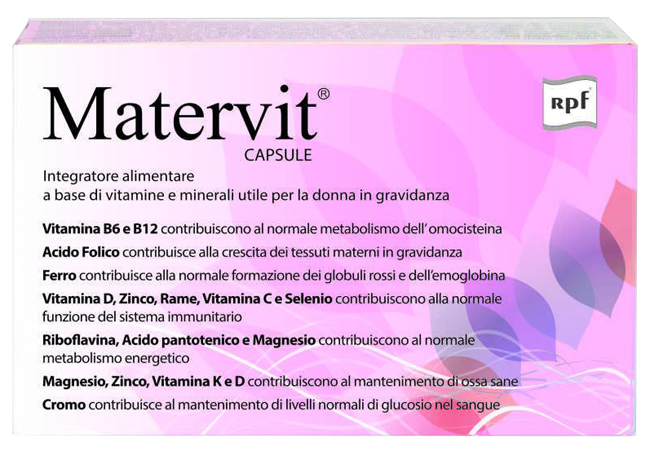 MATERVIT 30 CAPSULE - Farmacia Nuova Dr.ssa Gabriella Catellani