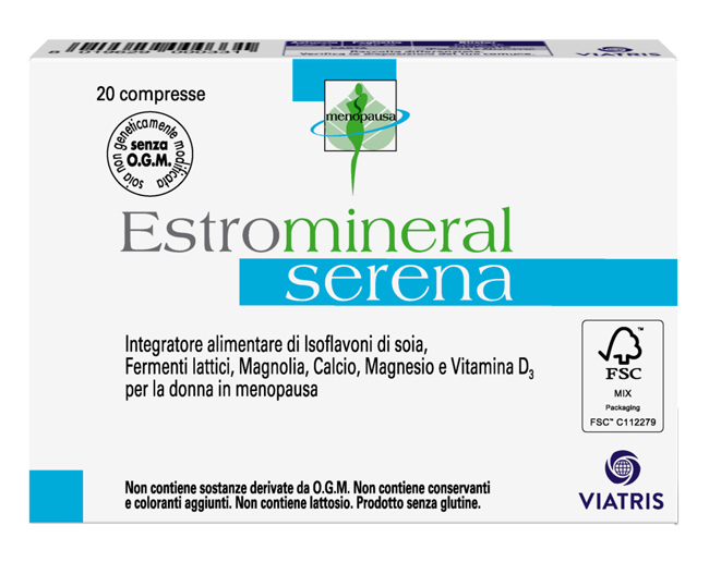 ESTROMINERAL SERENA 20 COMPRESSE - Farmacia Nuova Dr.ssa Gabriella Catellani