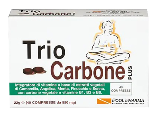 TRIOCARBONE PLUS 40 COMPRESSE - Farmacia Nuova Dr.ssa Gabriella Catellani