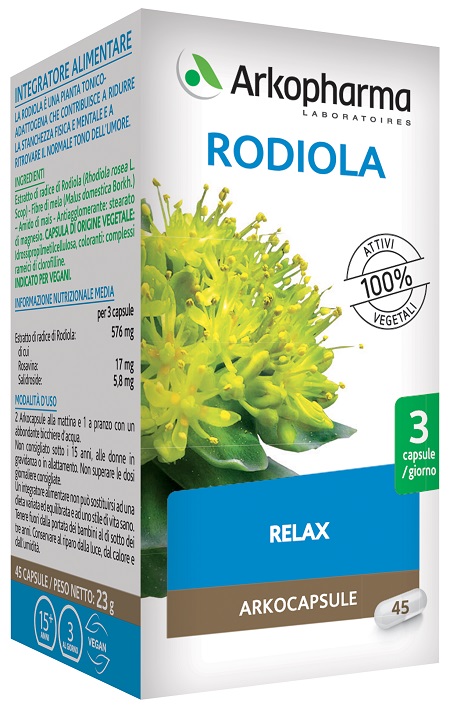 ARKO CAPSULE RODIOLA 45 CAPSULE - Farmacia Nuova Dr.ssa Gabriella Catellani