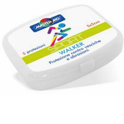 PROTEZIONE TALLONE VESCICHE E ABRASIONI MASTER-AID SPORT WALKER 5X5 5 PEZZI - Farmacia Nuova Dr.ssa Gabriella Catellani