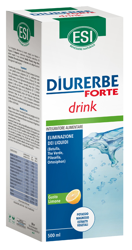 ESI DIURERBE FORTE DRINK LIMONE 500 ML - Farmacia Nuova Dr.ssa Gabriella Catellani