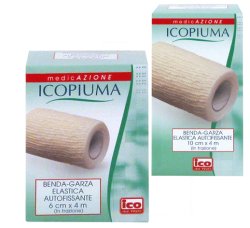 ICOPIUMA BENDA GARZA ELASTICA AUTOFISSANTE CM6X4MT 1 PEZZO - Farmacia Nuova Dr.ssa Gabriella Catellani