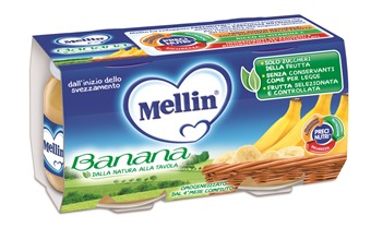 MELLIN OMOGENEIZZATO BANANA 100 G 2 PEZZI - Farmacia Nuova Dr.ssa Gabriella Catellani