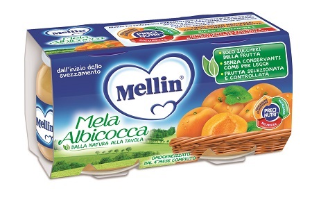 MELLIN OMOGENEIZZATO MELA/ALBICOCCA 100 G 2 PEZZI - Farmacia Nuova Dr.ssa Gabriella Catellani