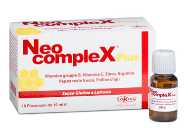 NEOCOMPLEX PLUS 10 FLACONCINI MONODOSE 10 ML - Farmacia Nuova Dr.ssa Gabriella Catellani