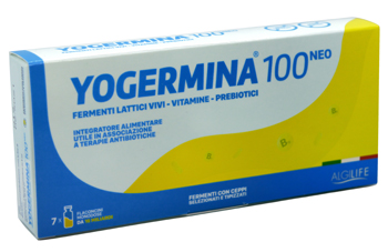 YOGERMINA 100 NEO 7 FLACONCINI 8 ML - Farmacia Nuova Dr.ssa Gabriella Catellani