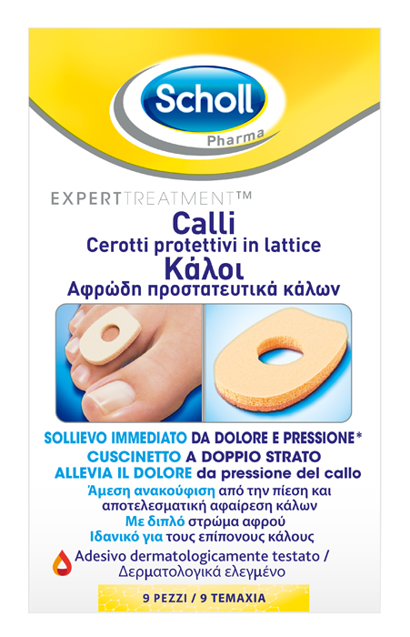 CEROTTO PROTETTIVO PER CALLI SCHOLL IN LATTICE 9 PEZZI - Farmacia Nuova Dr.ssa Gabriella Catellani