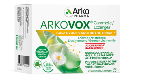 ARKOVOX MENTA/EUCALIPTO 24 CARAMELLE - Farmacia Nuova Dr.ssa Gabriella Catellani