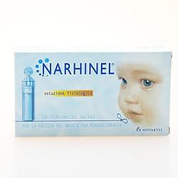 SOLUZIONE FISIOLOGICA PER ASPIRATORE NASALE NARHINEL 20 FIALE DA 5ML - Farmacia Nuova Dr.ssa Gabriella Catellani