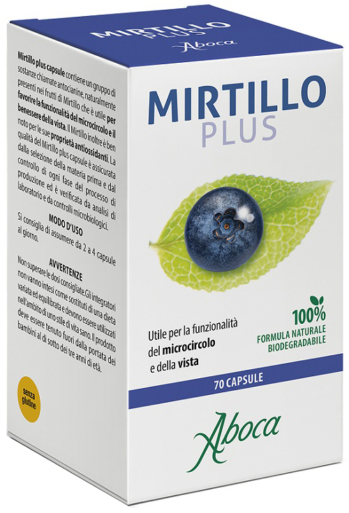 MIRTILLO PLUS 70 CAPSULE - Farmacia Nuova Dr.ssa Gabriella Catellani