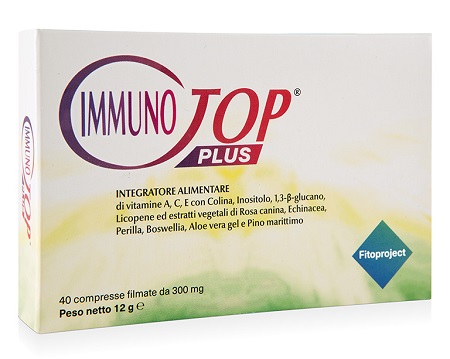 IMMUNOTOP PLUS 40 COMPRESSE FILMATE DA 300 MG - Farmacia Nuova Dr.ssa Gabriella Catellani