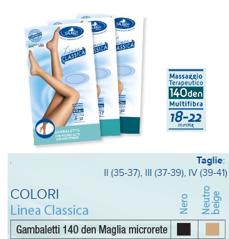 SAUBER GAMBALETTO 140 MAGLIA MICRORETE NEUTRO BEIGE 4 LINEA CLASSICA - Farmacia Nuova Dr.ssa Gabriella Catellani