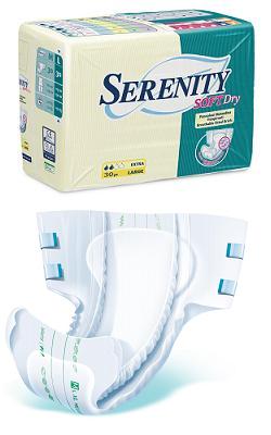 PANNOLONE PER INCONTINENZA SERENITY SOFTDRY FORMATO SUPER T AGLIA LARGE 30 PEZZI - Farmacia Nuova Dr.ssa Gabriella Catellani