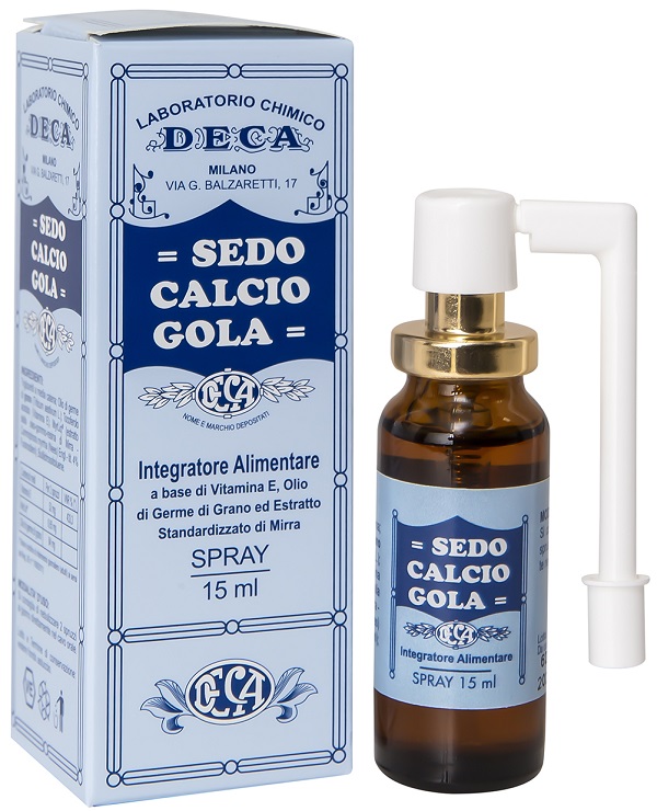 SEDO CALCIO GOLA SPRAY 15 ML - Farmacia Nuova Dr.ssa Gabriella Catellani
