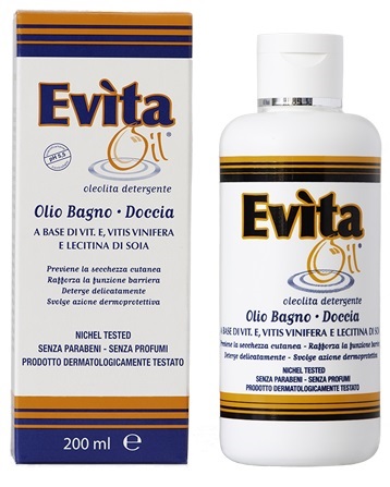 EVITA OIL BAGNO DOCCIA 200 ML - Farmacia Nuova Dr.ssa Gabriella Catellani